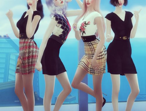 FO short dress at SNOW:L
