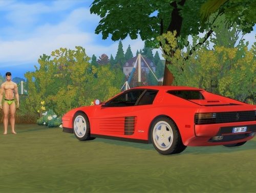 Ferrari Testarossa at LorySims