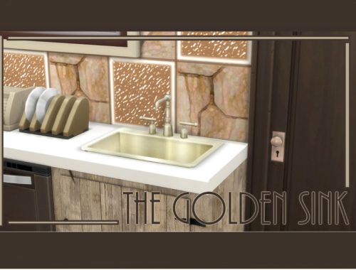 Golden Kitchen Sink