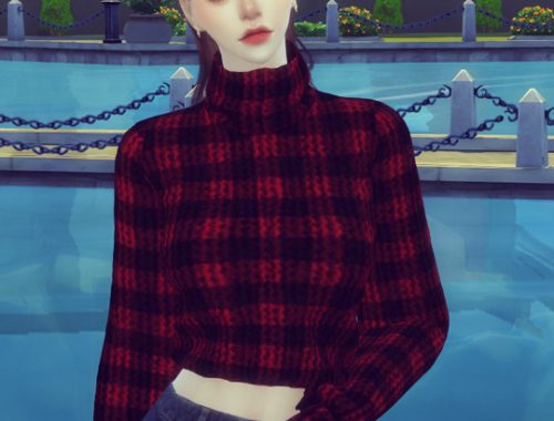 FT short turtleneck sweater at SNOW:L
