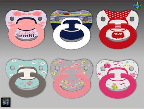 PJs and pacifiers for toddler girls by Mabra at Arte Della Vita