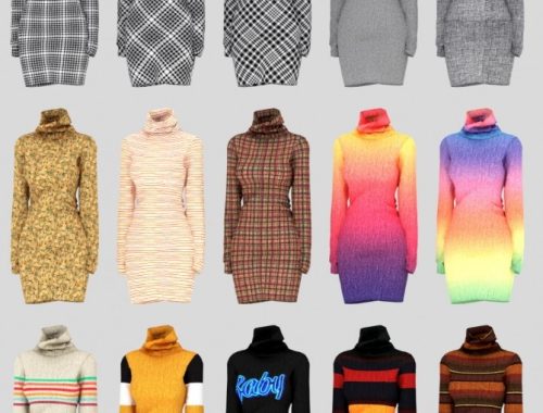Selena Sweater Dress at Daisy Pixels