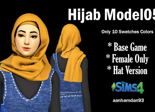 Hijab Model051 & 052 With Carina Collections at Aan Hamdan Simmer93