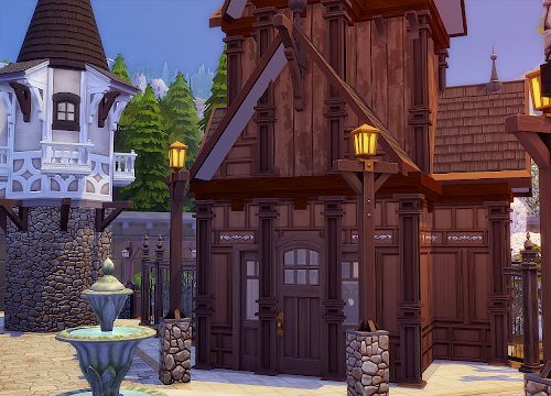 Fantasy Medieval Castle at Akai Sims – kaibellvert