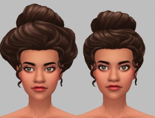 Sunday hair at Saurus Sims