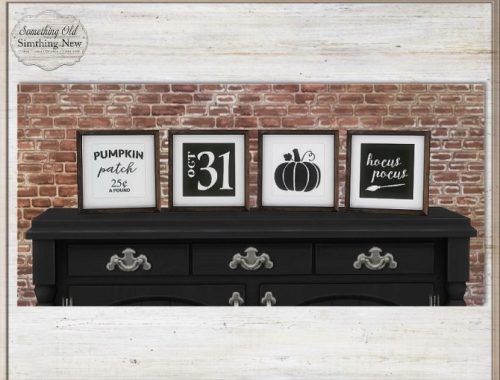 Halloween Deco Objects at Simthing New