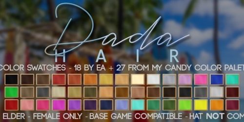 DADA HAIR at Candy Sims 4