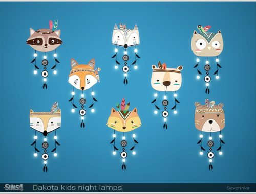 Dakota kids night lamps