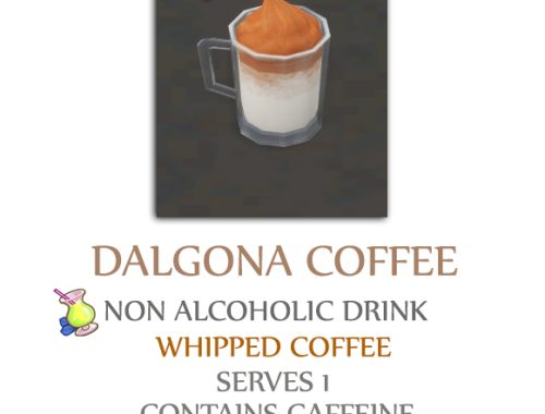 DALGONA CUSTOM DRINK at Icemunmun