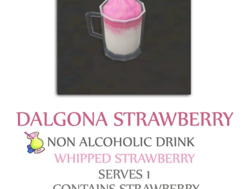 DALGONA CUSTOM DRINK at Icemunmun