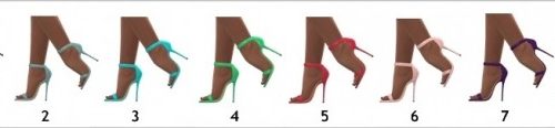 DALLASGIRL’S ANKLE STRAPPED SANDALS at Sims4Sue