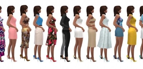DALLASGIRL’S HEELED PUMPS at Sims4Sue