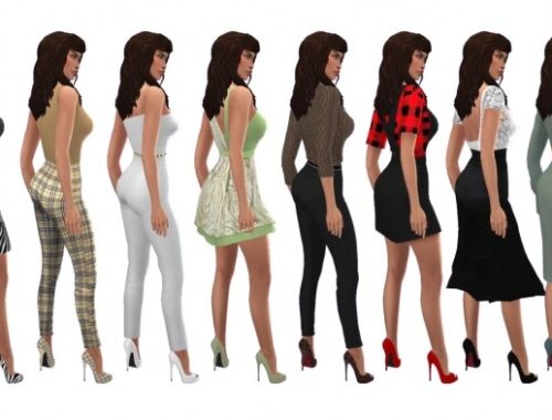 DALLASGIRL’S PEEPTOE HEELS at Sims4Sue