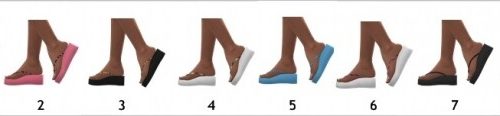 DALLASGIRL’S PLATFORM FLIP-FLOPS at Sims4Sue