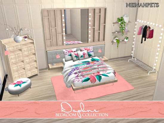 Daphne Bedroom Collection {Mesh Required} - The Sims 4 Catalog