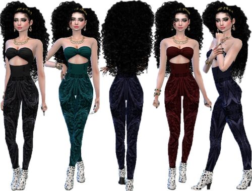 Dark colors denim outfits (Island living)