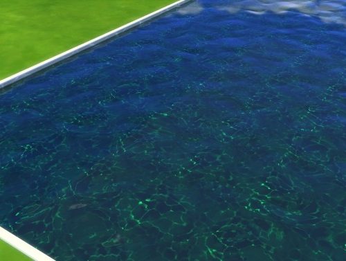 Dark Custom Pool and Fountain Colours by Teknikah at Mod The Sims
