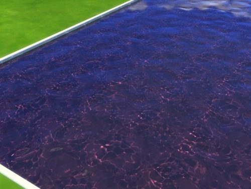 Dark Custom Pool and Fountain Colours by Teknikah at Mod The Sims