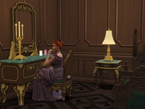 Dark Lux Bedroom by TheJim07 at Mod The Sims