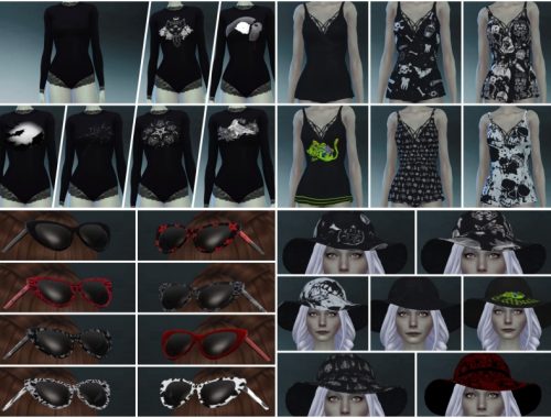 Dark summer set