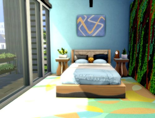 Dark wood house