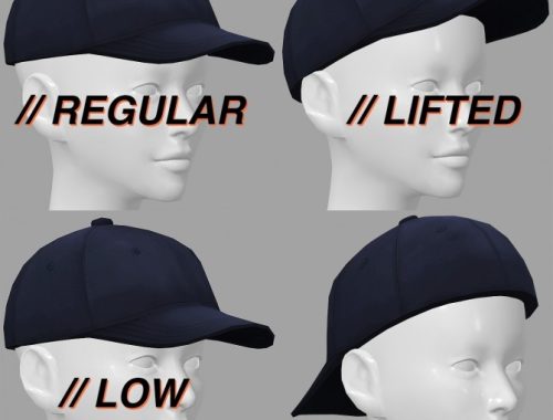 Daydreamin’ DIY basecap set at Praline Sims
