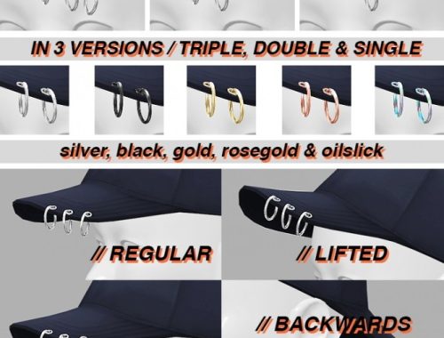Daydreamin’ DIY basecap set at Praline Sims