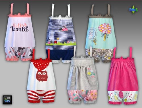 PJs and pacifiers for toddler girls by Mabra at Arte Della Vita