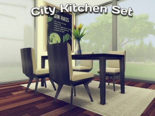 City Kitchen Set at Simming With Mary