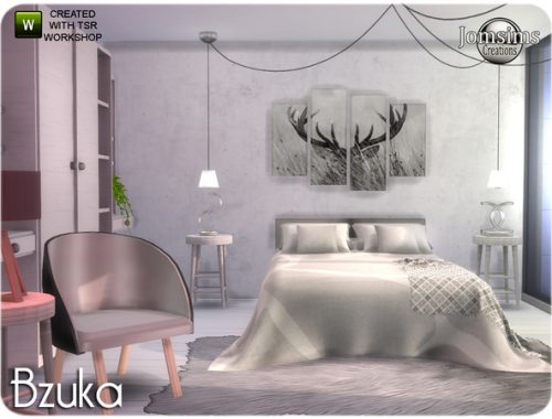 Bzuka bedroom by jomsims