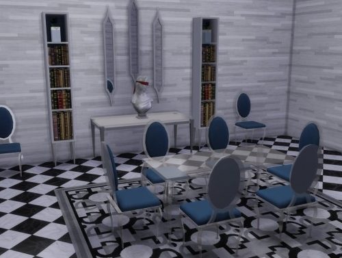 Gothic Glamour Home Office Set from TS3 by TheJim07