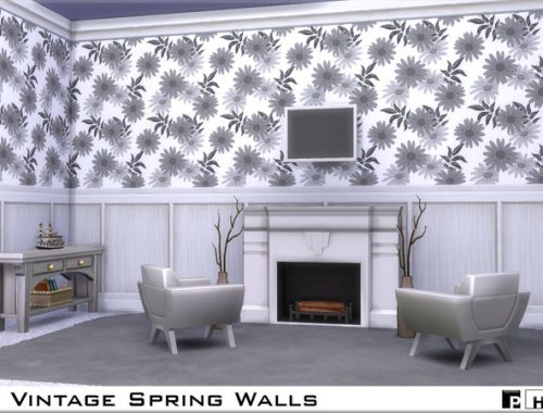 Vintage Spring Walls