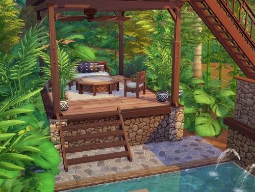 Tropical Treehouse at Akai Sims – kaibellvert