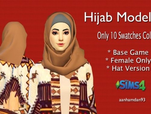 Hijab Model049 & Nana Collections With Happy Sweety Pose at Aan Hamdan Simmer93