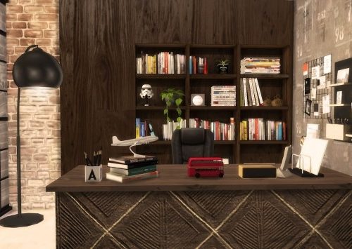 The Man Cave by RubyRed at Ruby’s Home Design