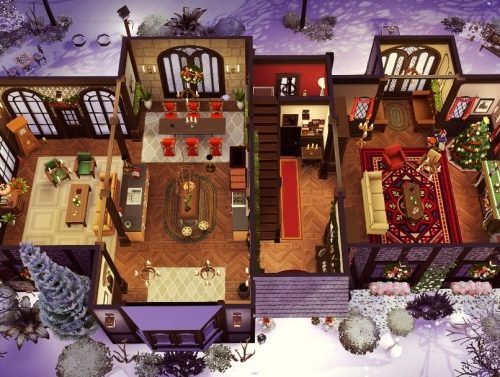 Tudor Revival Christmas at Jenba Sims