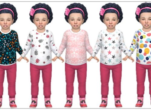 Toddlers Shirts Misc at Annett’s Sims 4 Welt
