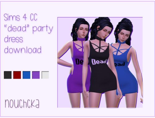 "Dead" party dress for women.
