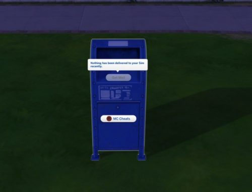 Debug Mailbox Unlocked and Usable by Teknikah at Mod The Sims