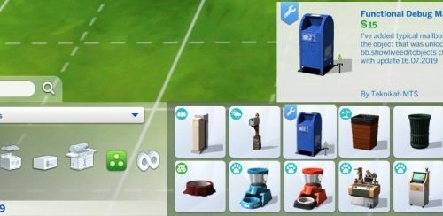 Debug Mailbox Unlocked and Usable by Teknikah at Mod The Sims