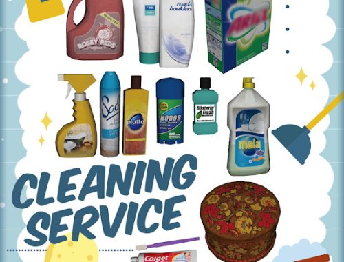 Decorative Cleanign Service 9 Items at Jenni Sims
