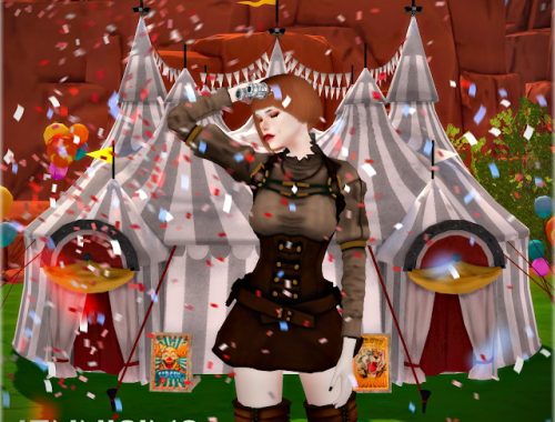 Decorative Environment 4 Items: Stands, Circus, Submarine at Jenni Sims