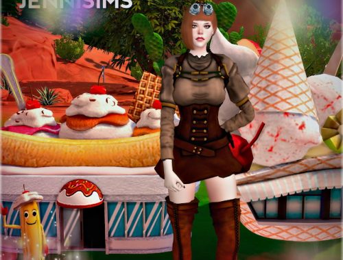 Decorative Environment 4 Items: Stands, Circus, Submarine at Jenni Sims