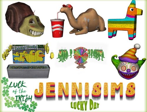 Decorative Lucky Day 6 Items at Jenni Sims