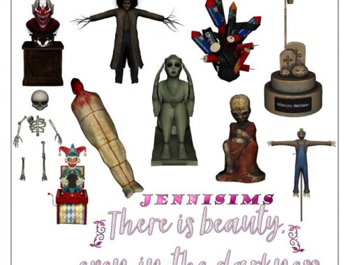 DECORATIVE STATUES 10 ITEMS at Jenni Sims