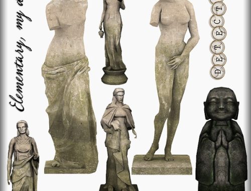 Decorative Statues 6 Items at Jenni Sims