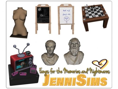 DECORATIVE STATUES 6 ITEMS at Jenni Sims