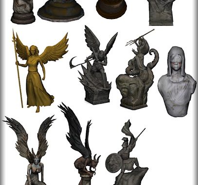 Decorative Statues Darkness Falls 11 Items at Jenni Sims