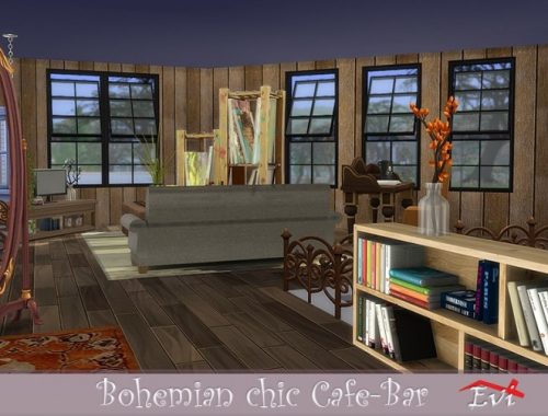 Bohemian chic Cafe-Bar by evi