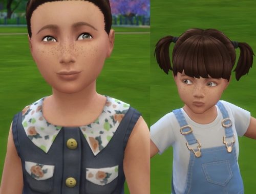 Default replacement freckles for all ages by Keth at Mod The Sims